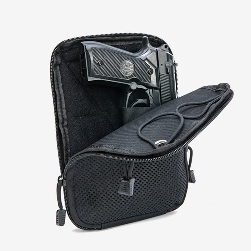 Edc Concealed Carry Fanny Pack - Molle Tactical Concealed Gun Holster Pouch