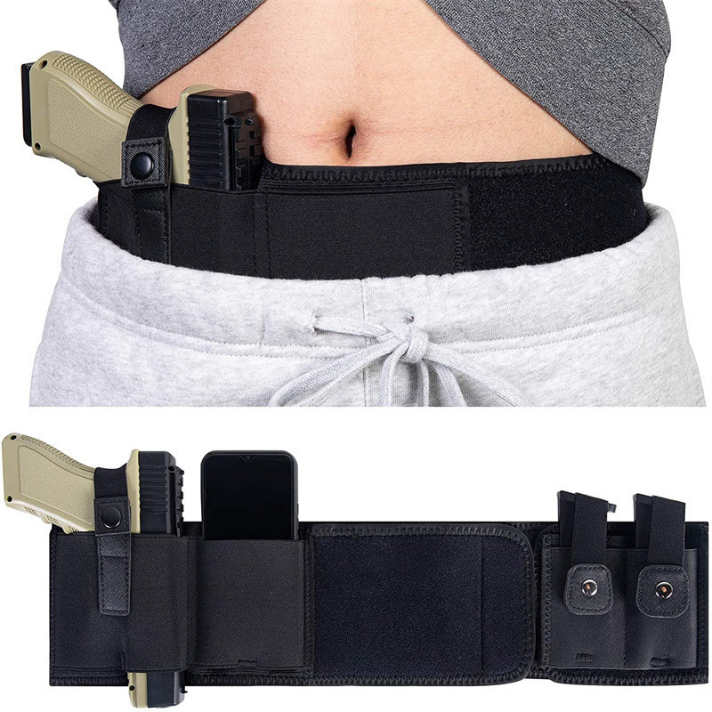 Edc Carry Pistols - Belly Band Gun Holster Concealed Carry