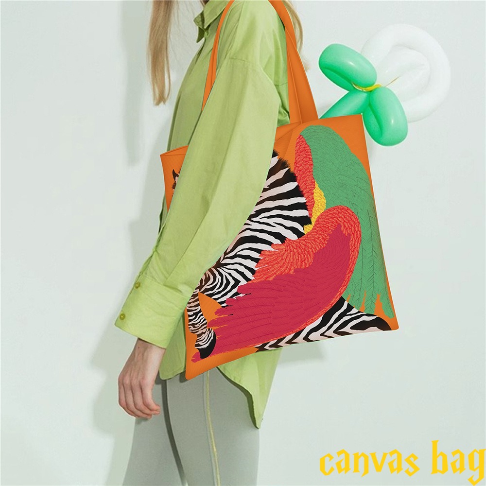 Edc Carry Bag - Fashion Multi-color Canvas Bag Women's Handheld