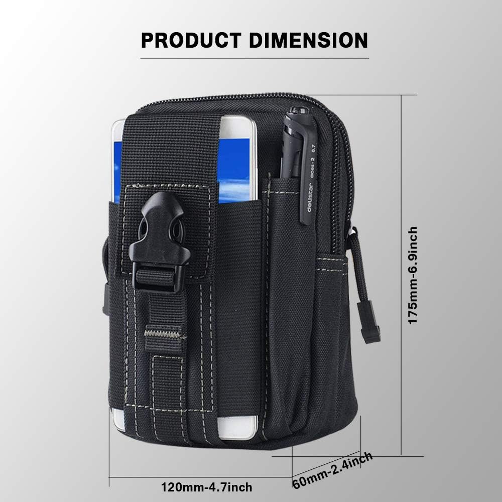 Tactical Molle Belt Pouch Mili - Edc Concealed Carry Belt 评论和价格