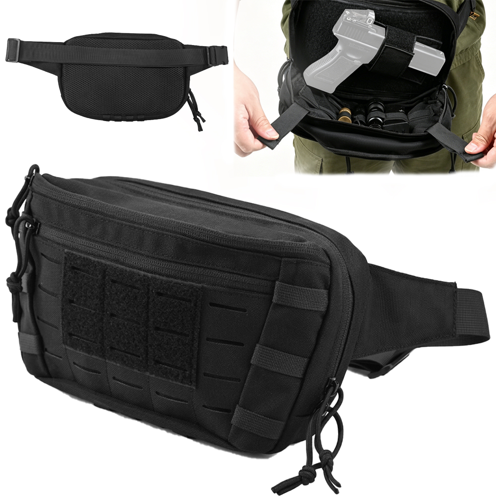 Tactical Pistol Waist Bag CCW  - Edc Concealed Carry Fanny Pack 评论和价格
