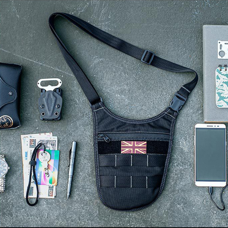 Underarm Tactical Shoulder Bag - Edc Carry Belt Pouch 评论和价格