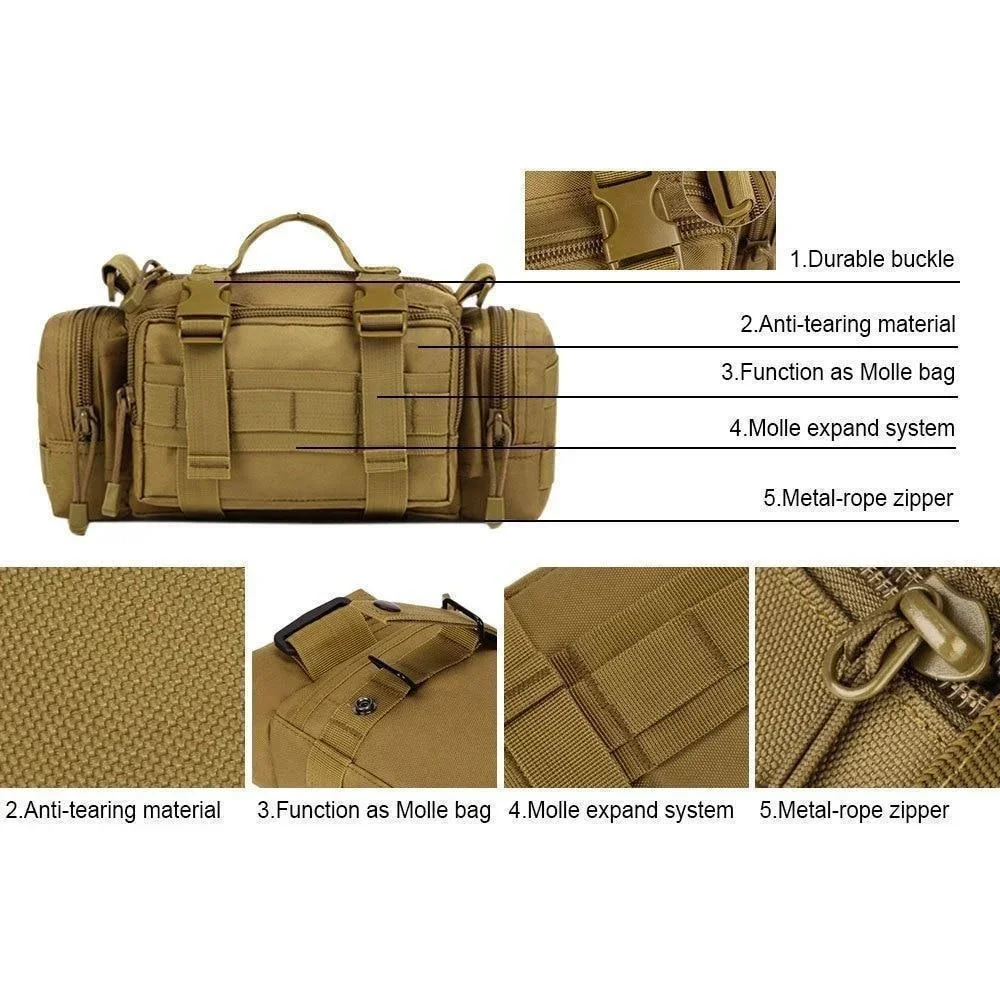 Duffel Waist Bag Molle Waterpr - Edc Carry Fanny Pack 评论和价格
