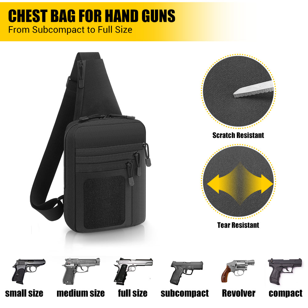 Tactical Pistol Gun Bag Concea - Edc Carry Pistols 评论和价格