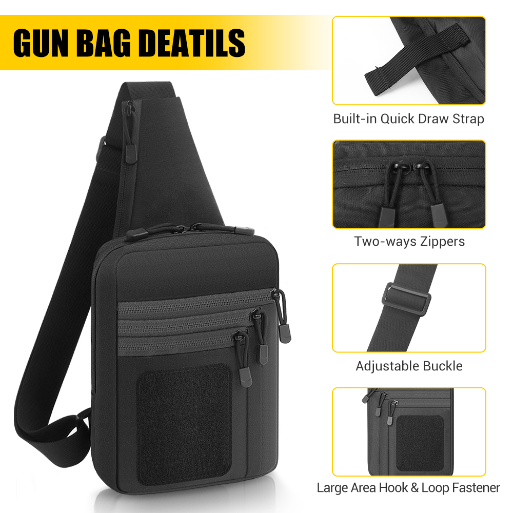 Tactical Pistol Gun Bag Concea - Edc Carry Pistols 评论和价格