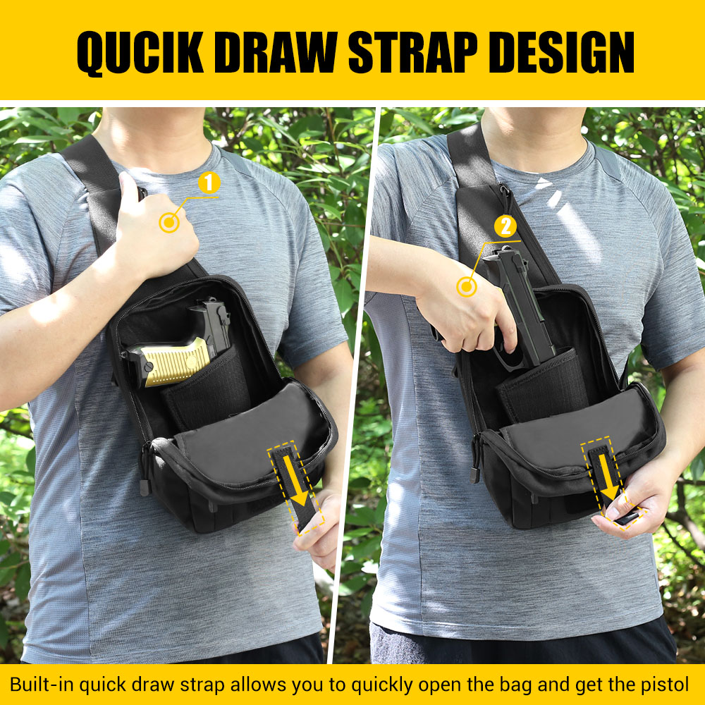 Tactical Pistol Gun Bag Concea - Edc Carry Pistols 评论和价格