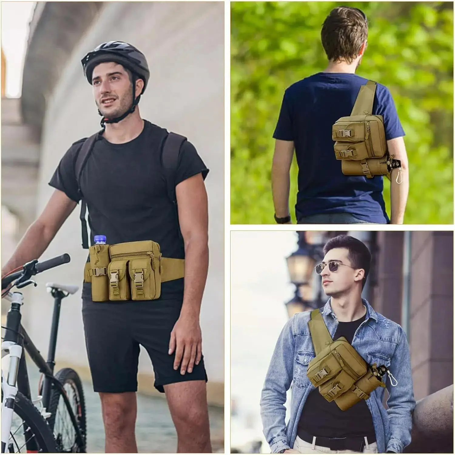 Tactical Fanny Pack for Men Co - Edc Concealed Carry Fanny Pack 评论和价格