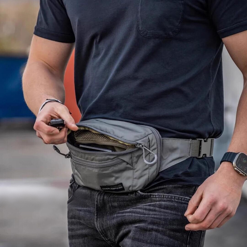 Mens Belt Bag with Adjustable  - Edc Concealed Carry Fanny Pack 评论和价格