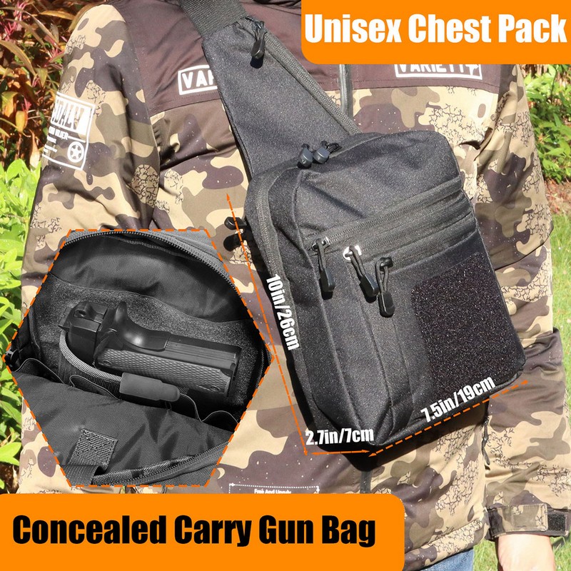 New Tactical Chest Bag Pistol  - Edc Carry Pistols 评论和价格