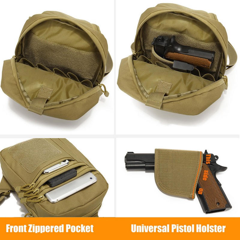 New Tactical Chest Bag Pistol  - Edc Carry Pistols 评论和价格