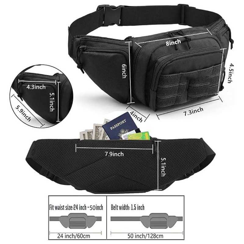 Fanny Pack Waterproof Molle ED - Edc Concealed Carry Fanny Pack 评论和价格