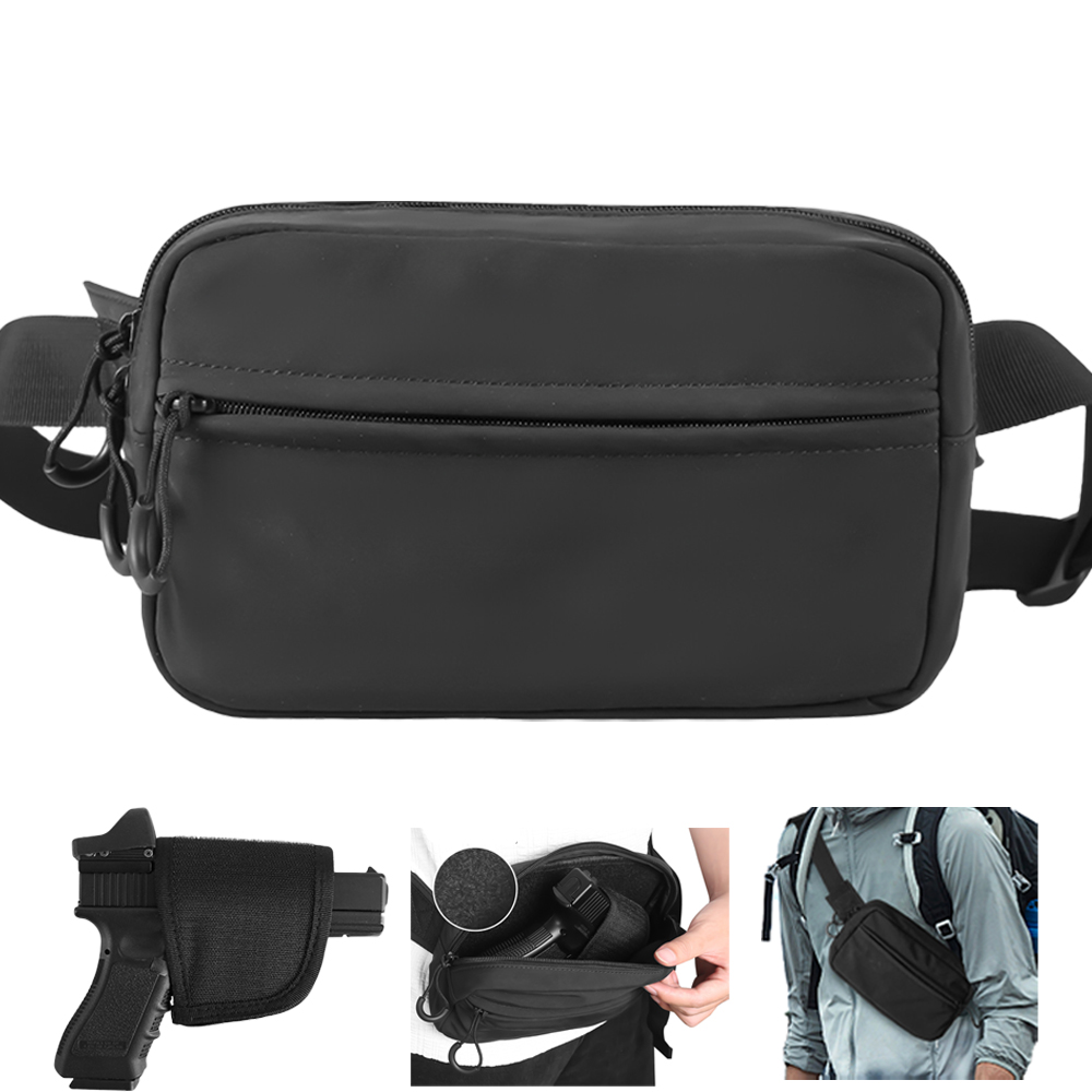 Tactical Crossbody Bag Pistol  - Edc Concealed Carry Fanny Pack 评论和价格