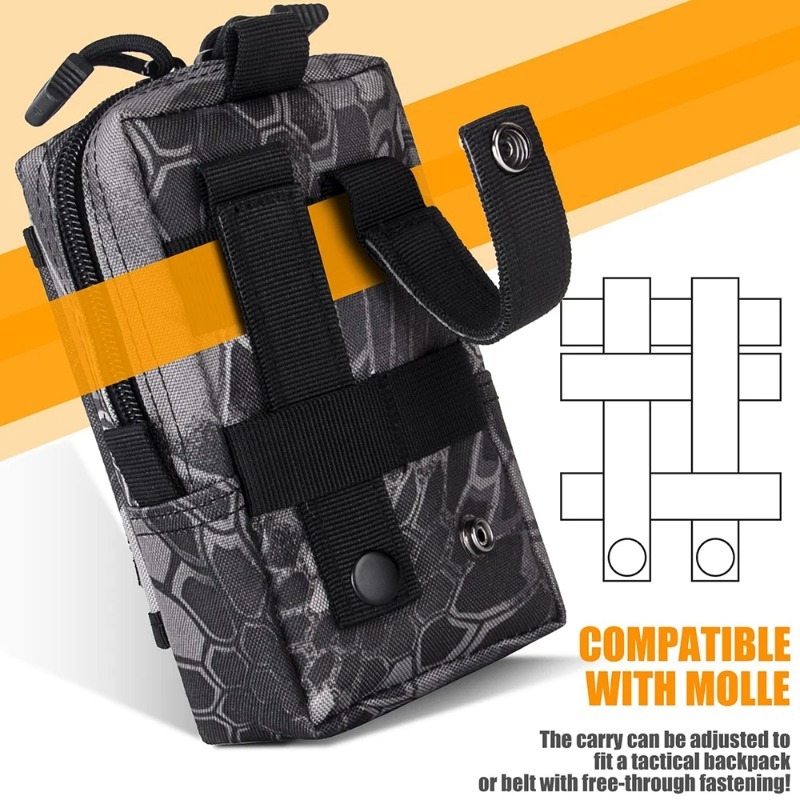 Tactical MOLLE EDC Utility Wai - Edc Carry Belt Pouch 评论和价格