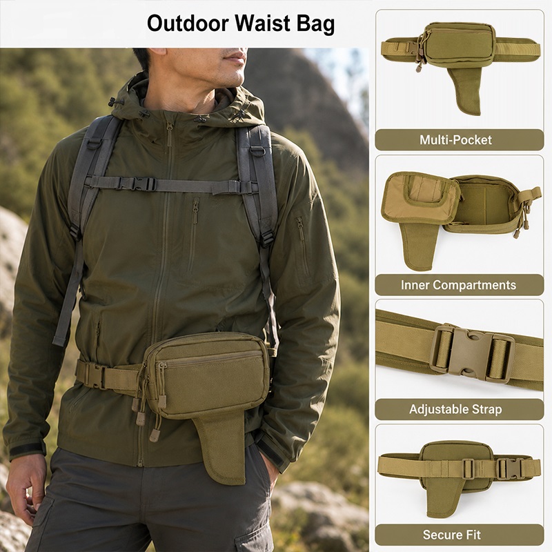 Multifunctional Waist Bag Nylo - Edc Concealed Carry Fanny Pack 评论和价格
